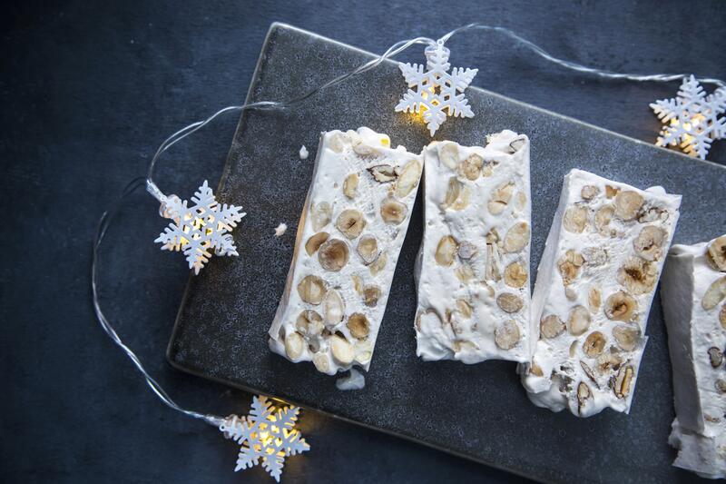 Mandel-Haselnuss-Nougat