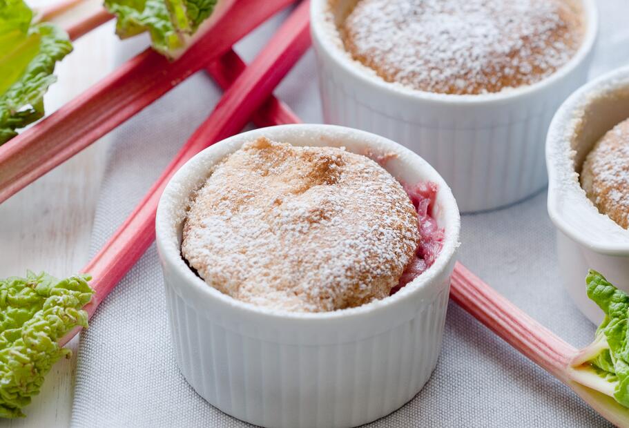 Fruchtiges Rhabarber-Soufflé Für Den Thermomix®