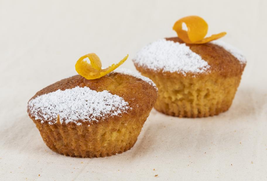 Die einfachsten Orangenmuffins mit wenig Zutaten für den Thermomix®