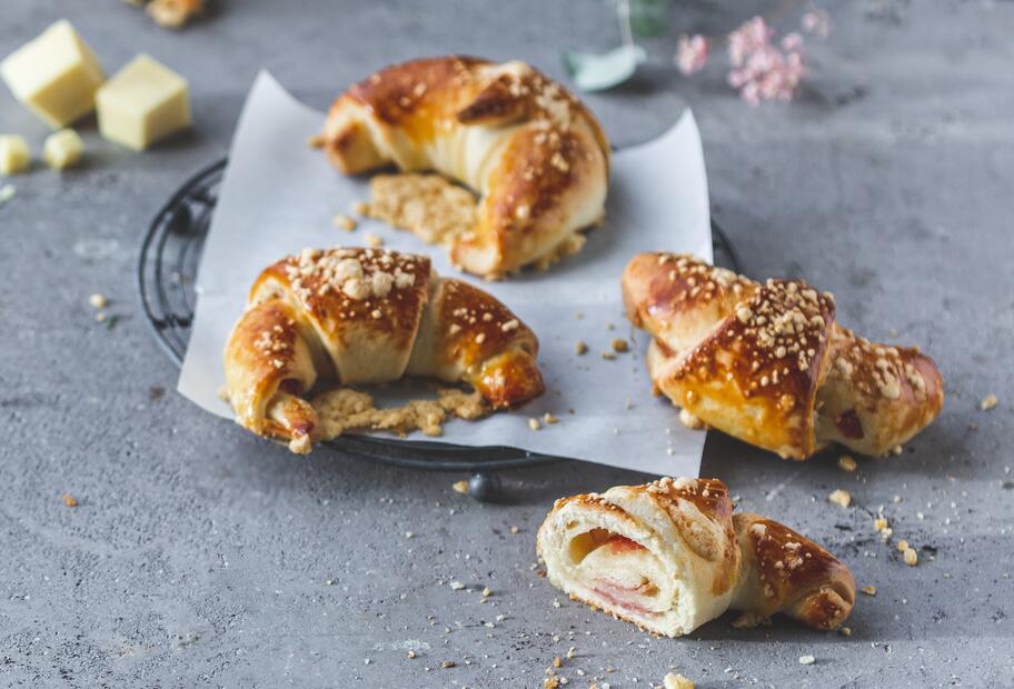 Schinken-Käse-Croissants für den Thermomix®