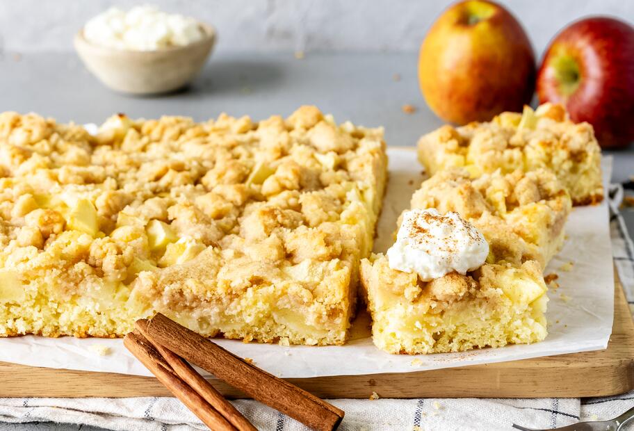 Streusel-Apfelkuchen Vom Blech Für Den Thermomix®