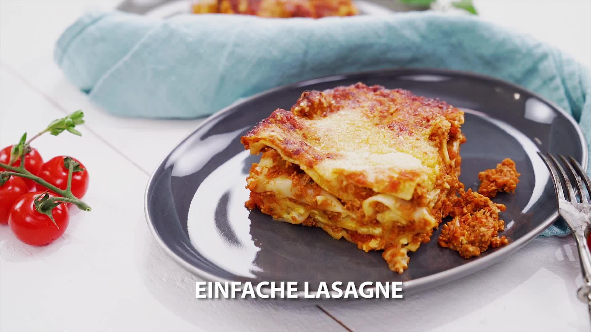 Einfache Lasagne mit Créme fraiche | mein ZauberTopf-Club